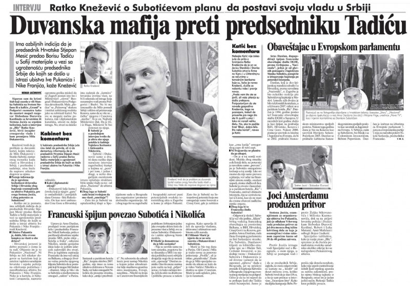 Press Clipping Blic 28072009